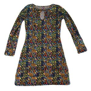 Flower Dress Retro Hippy Vintage Vibe Size Small